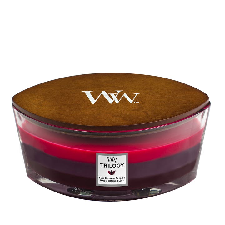 WoodWick Trilogy Ellipse Hearthwick Sun Ripened Berries 453 g