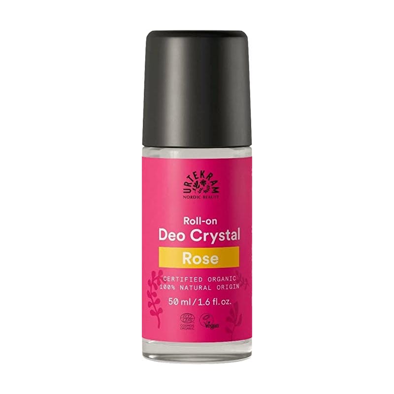 Urtekram Rose Deo Crystal Roll-On 50 ml