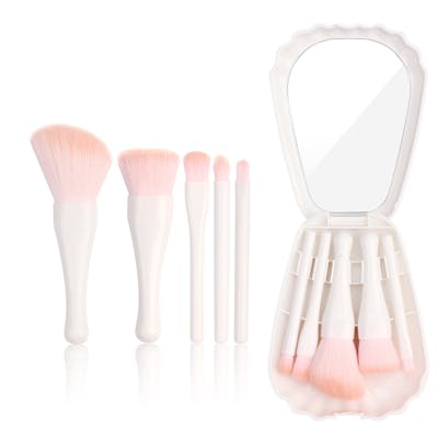 Basics Makeup Brush With Mirror 4 stk