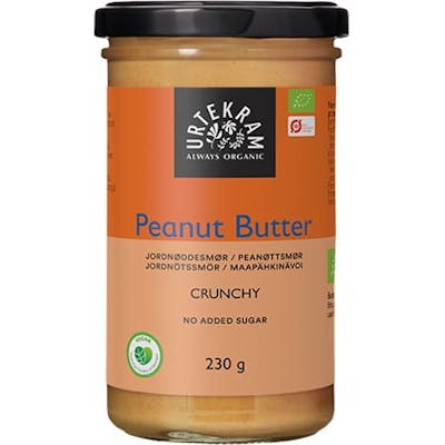 Urtekram Peanutt Smør Crunchy Øko 230 g