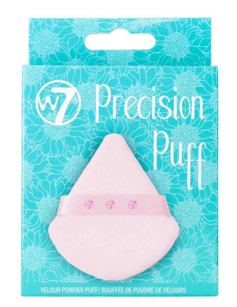 W7 Precision Puff Velour Powder Puff 1 st