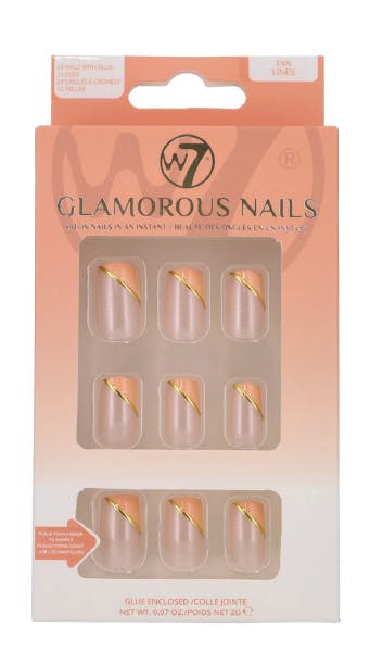 W7 Glamorous Nails Tan Lines 24 pcs £3.25