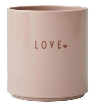 Design Letters Mini Favourite Cup Tritan Love Nude 1 stk