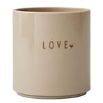 Design Letters Mini Favourite Cup Tritan Love Beige 1 stk