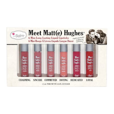 The Balm Meet Matt(e) Hughes Volume 1 Mini Lipstick Kit 6 x 1,2 ml