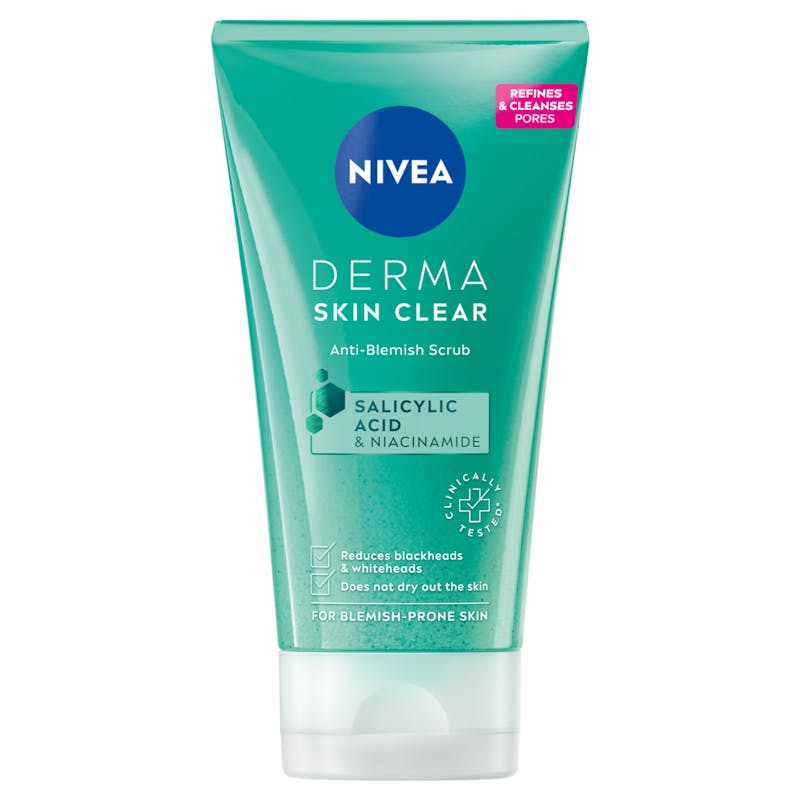 Nivea Derma Skin Clear Anti-Blemish Scrub Salicylic Acid &amp; Niacinamide 150 ml