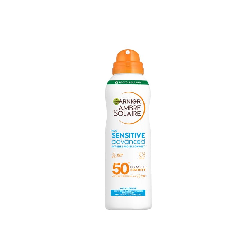 Garnier Ambre Solaire Sensitive Advanced Hypoallergenic Sun Protection Mist SPF50+ 150 ml