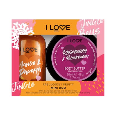 I Love Cosmetics Mini Duo Gift Box Fabulously Fruity 50 ml + 100 ml